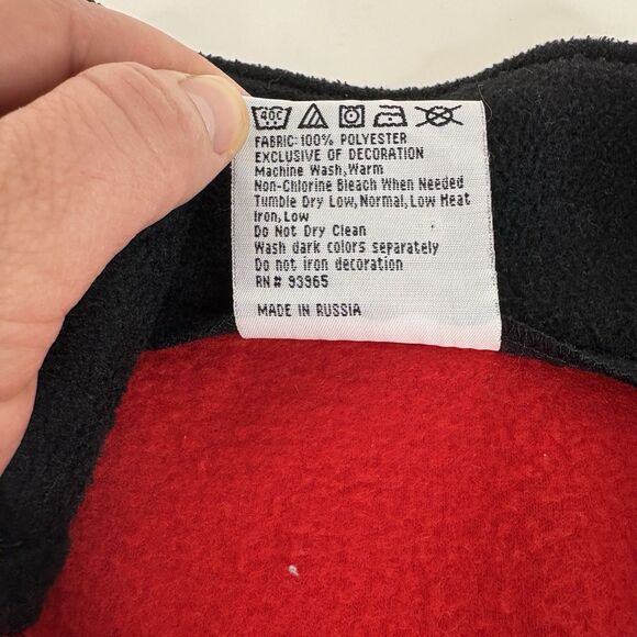 Vintage Dale Earnhardt Jr Quarter Zip Fleece Jacket Medium Red Winners Circle #8 - Picture 4 of 7